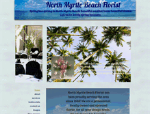 Tablet Screenshot of northmyrtlebeachflorist.com